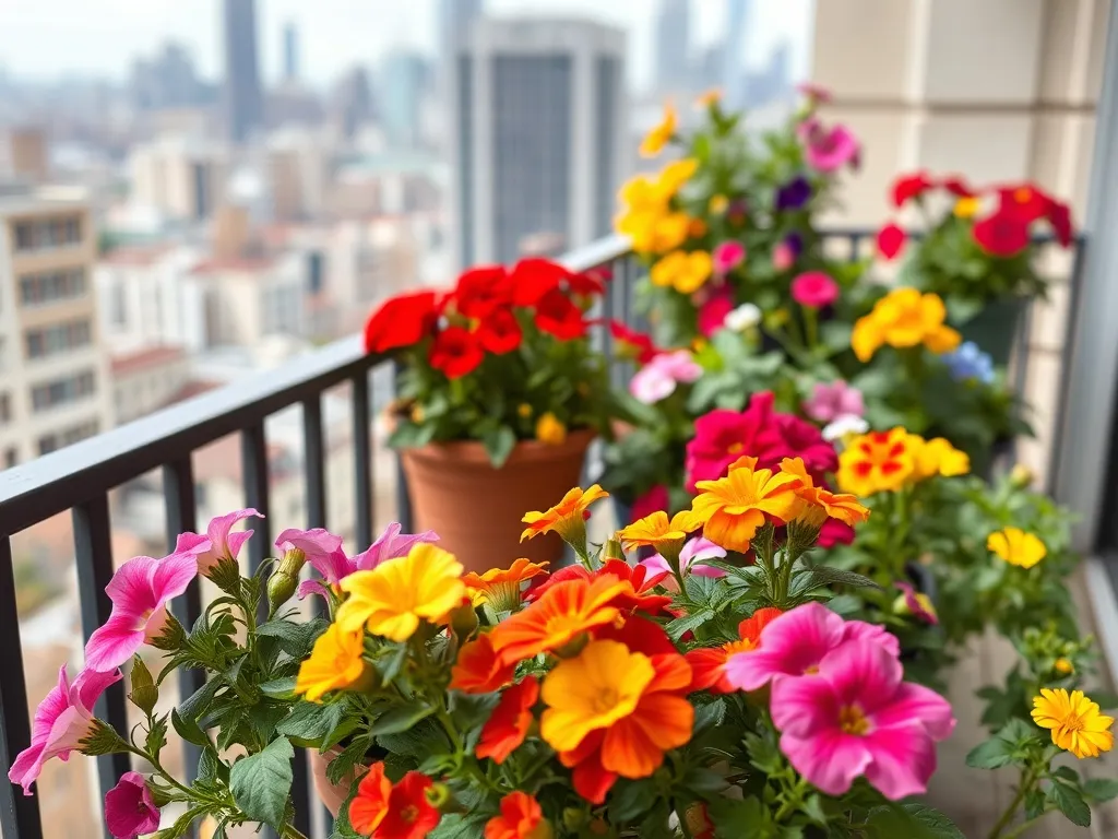 Niewymagające kwiaty na balkon: idealne rośliny dla zapracowanych