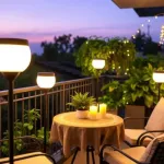 Lampki solarne na balkon: stwórz przyjemną atmosferę na świeżym powietrzu