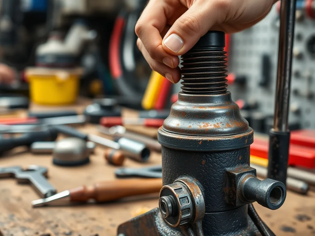 Jak przeprowadzić naprawę podnośnika hydraulicznego słupkowego?